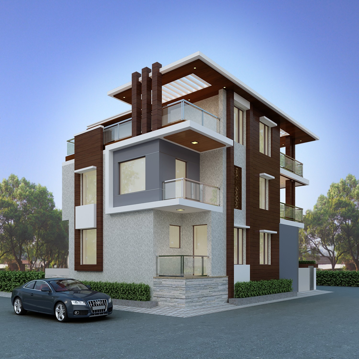 Design4Day - 6 BHK Bunglow Architects Design